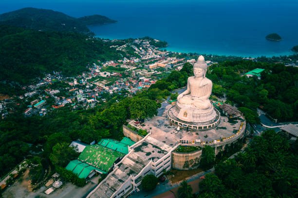 Big buddha statue in Phuket Thailand